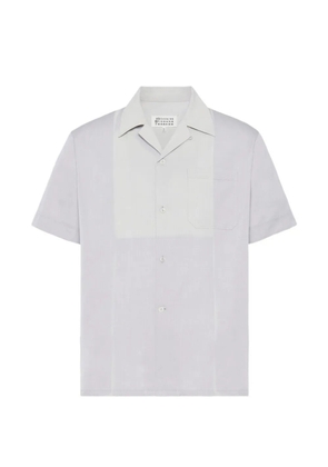 Maison Margiela panelled short-sleeved shirt - Grey