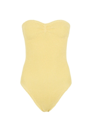 Hunza G Brooke seersucker swimsuit - Yellow
