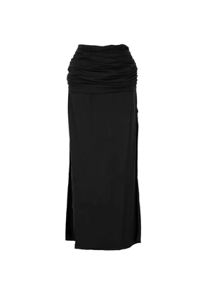 Federica Tosi ruched-waist skirt - Black