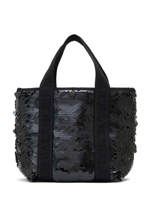 Undercover sequin-embellished tote bag - Black