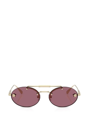 Versace Eyewear oval-frame sunglasses - Gold