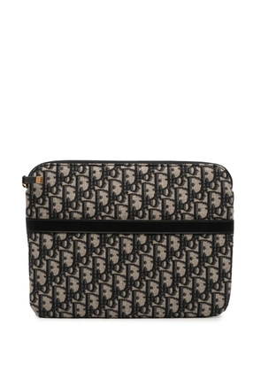 Christian Dior Pre-Owned 2023 Oblique Canvas Diortravel Kit clutch bag - Blue