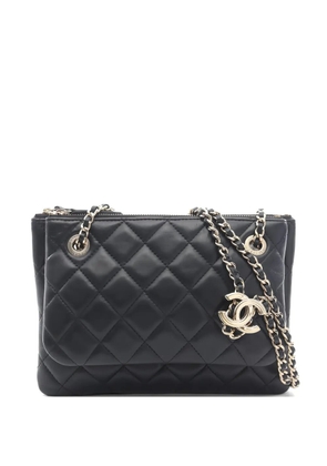 CHANEL Pre-Owned 2019 matelasse chain shoulder bag - Black