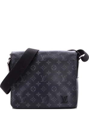 Louis Vuitton Pre-Owned District Messenger Bag Monogram Eclipse Canvas PM crossbody bag - Black