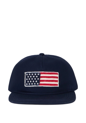 Gant flag-patch baseball cap - Blue
