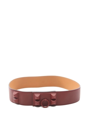 Hermès Pre-Owned 2010 Corridian leather belt - Red