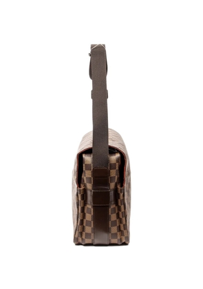 Louis Vuitton Pre-Owned 2004 Damier Ebene Naviglio messenger bag - Brown