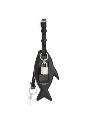 Dolce & Gabbana calfskin keychain - Blue