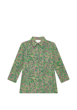 MALIPARMI shell-print shirt - Green