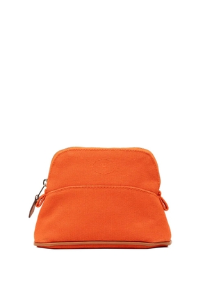 Hermès Pre-Owned 2010-2026 Mini Mini Canvas Bolide Case pouch - Orange