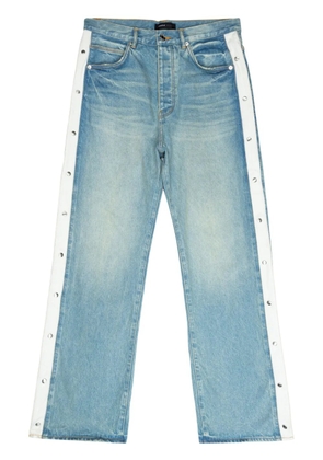 Purple Brand stud-embellished straight-leg jeans - Blue