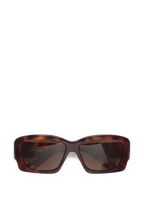 Jacquemus Croisiere rectangular sunglasses - Brown