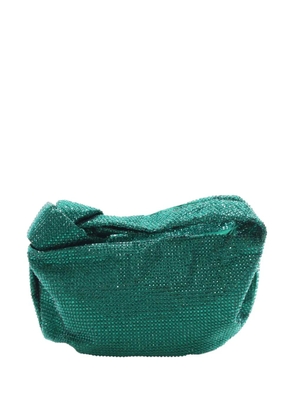 Bottega Veneta Pre-Owned 2012-2026 Mini Crystal Embellished Satin Jodie hobo bag - Green