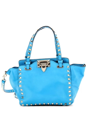 Valentino Garavani Pre-Owned Rockstud Soft Leather Small tote bag - Blue