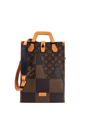 Louis Vuitton Pre-Owned Nigo Limited Edition Giant Damier and Monogram Canvas Mini tote bag - Brown