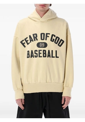 Fear Of God 09 Classic logo-print hoodie - Neutrals
