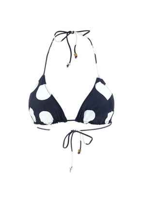 Jacquemus Le Haut De Plage Triangle bikini top - Blue