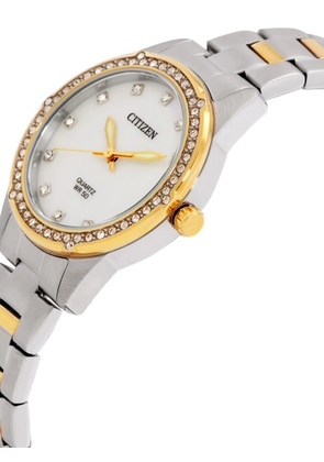 Citizens of Humanity Accent crystal-embellished 28mm watch - White