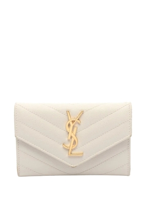 Saint Laurent Pre-Owned 2000s Monogram envelope wallet - Neutrals