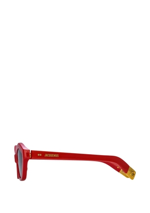 Jacquemus Bambino geometric sunglasses - Red