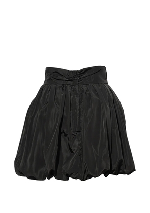 Susan Fang gathered bow-detail mini shorts - Black