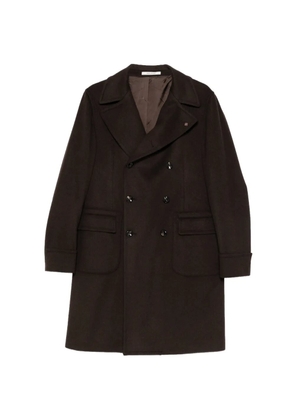 Tagliatore double-breasted coat - Brown