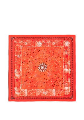 Zadig&Voltaire Blondie paisley-print scarf - Red