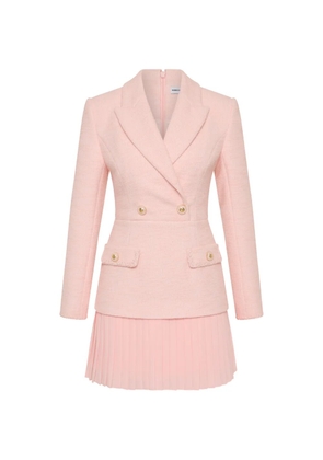 Rebecca Vallance Elvie pleated-skirt mini dress - Pink