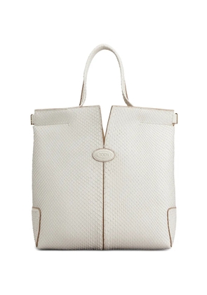 Tod's logo-detail tote bag - Neutrals