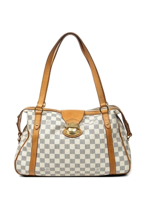 Louis Vuitton Pre-Owned 2010 Damier Azur canvas shoulder bag - Neutrals
