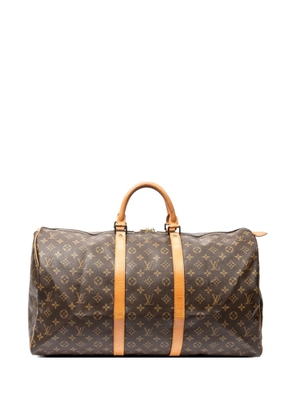 Louis Vuitton Pre-Owned Keepall 55 Monogram holdall bag - Brown