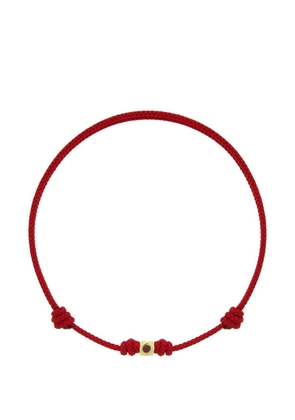 LUIS MORAIS ruby cord bracelet - Red