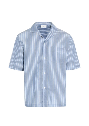 Paolo Pecora striped short-sleeve shirt - Blue