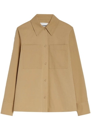 Jil Sander long sleeves shirt - Brown