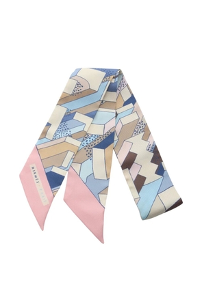 Hermès Pre-Owned 2010s On A Summer Day scarf - Neutrals