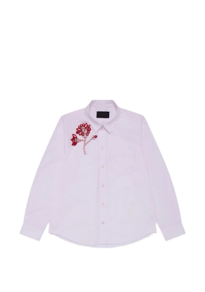Simone Rocha bead-embellished classic shirt - Pink