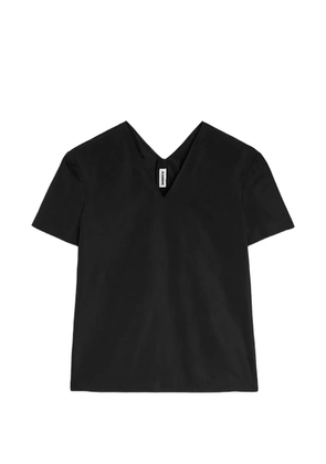 Jil Sander V-neck T-shirt - Black