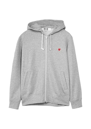 Comme Des Garçons Play heart-patch hoodie - Grey