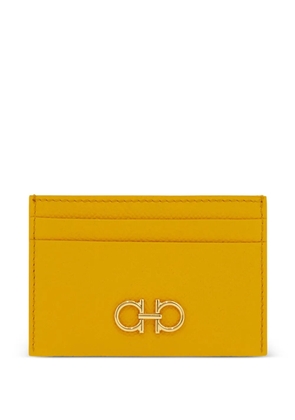 Ferragamo Gancini credit card holder - Yellow