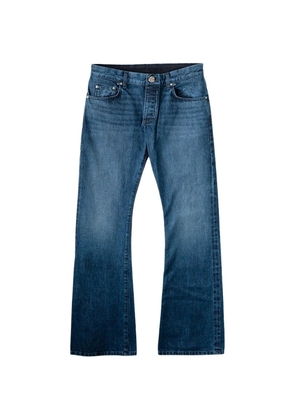 Chrome Hearts FU low-rise flare jeans - Blue