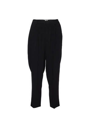 Miu Miu Pre-Owned crepe tapered trousers - Black
