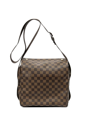 Louis Vuitton Pre-Owned 2008 Damier Ebene Naviglio messenger bag - Brown
