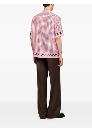 SANDRO heart-print T-shirt - Pink