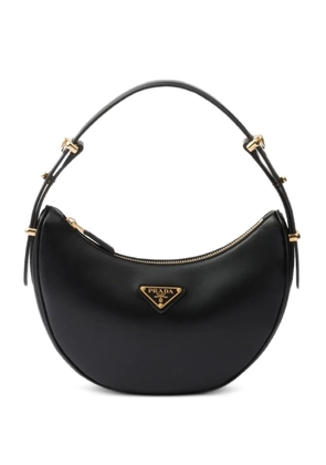 Prada Arqué leather shoulder bag - Black