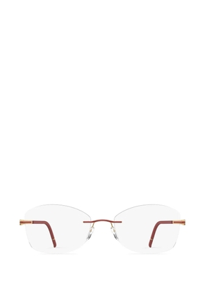 Silhouette Momentum rimless square-frame glasses - Gold