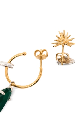 Wouters & Hendrix agate-embellishment earrings - Gold