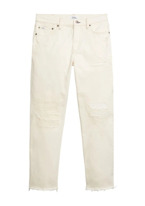 Polo Ralph Lauren distressed-effect trousers - White