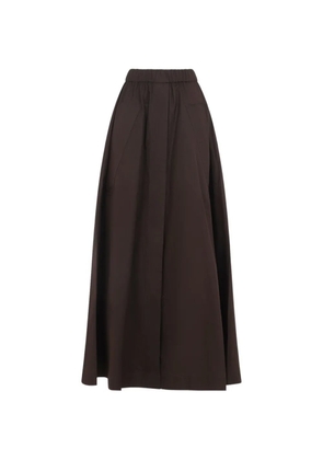 Co elasticated-waistband maxi skirt - Brown