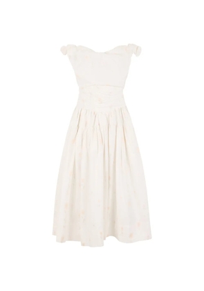 Vivienne Westwood Sunday floral-print midi dress - Neutrals
