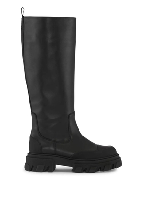 GANNI 50mm Cleated Tubular boots - Black